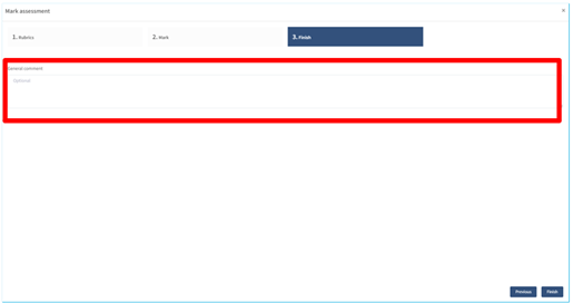 finish tab