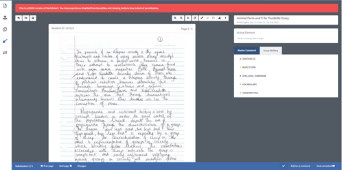 marking page